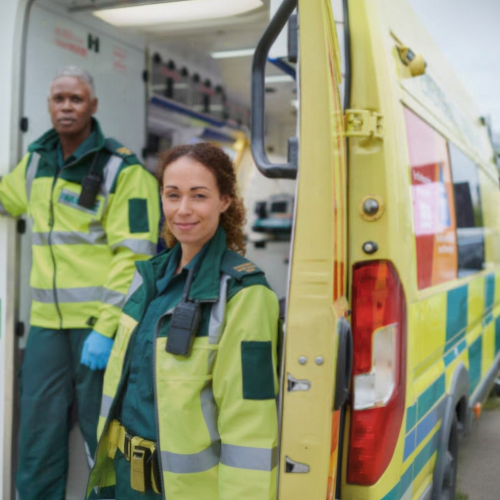 Tech man winning a bid 